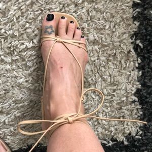 Abercrombie and Fitch Strappy Heel Sandals
